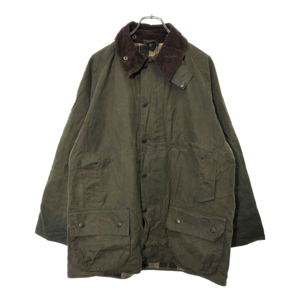 イングランド製 Barbour バブアー ビューフォート オイルドジャケット ユーロ オリーブ メンズ C 42 107 CM 古着 X 0427