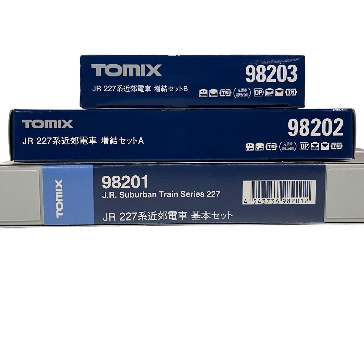 tomix 98201/98202 227系近郊電車 基本増結セット tomix 98201/98202 227系近郊電車 基本増結セット