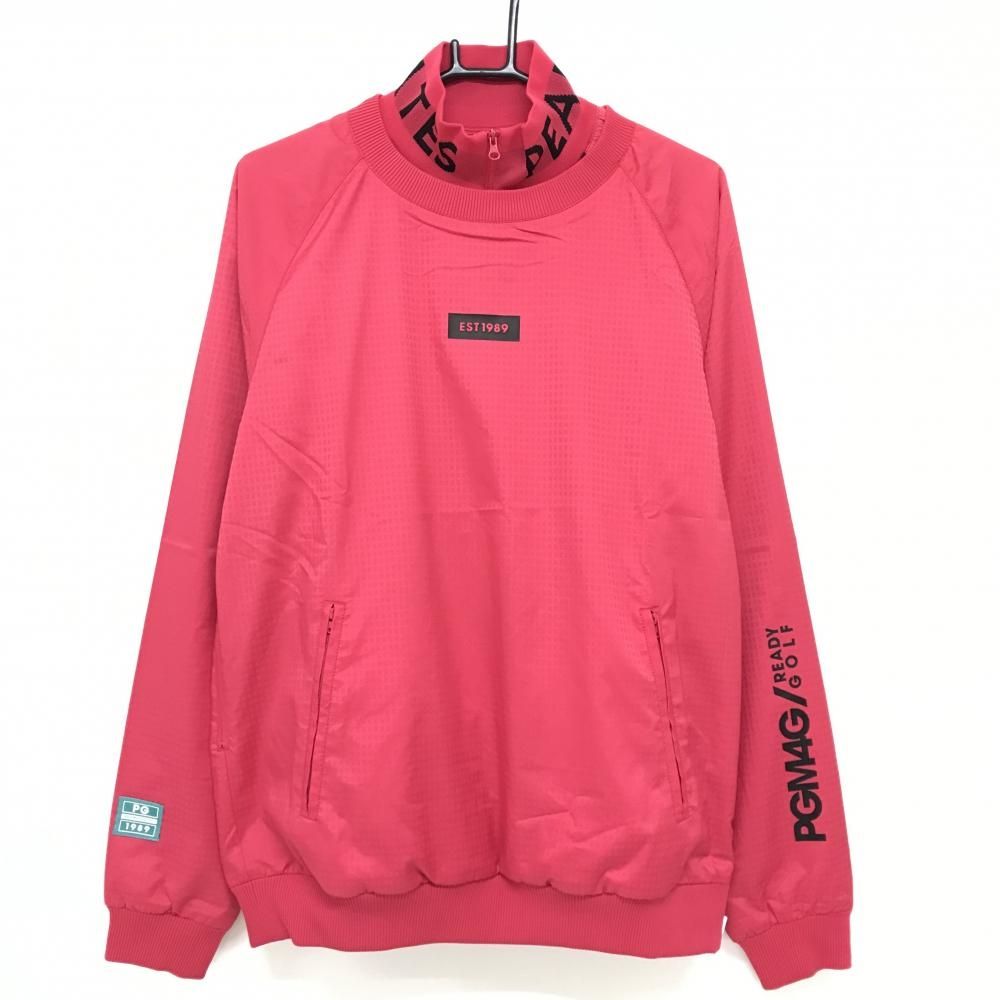 超美品】パーリーゲイツ ツインスニード レッド×黒 蓄熱裏地 地模様