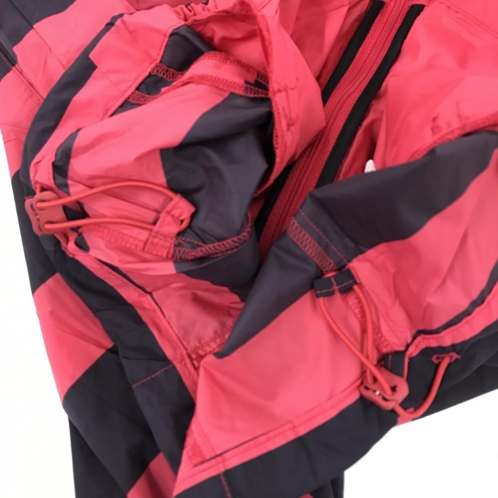 超美品】パーリーゲイツ ツインスニード レッド×黒 蓄熱裏地 地模様