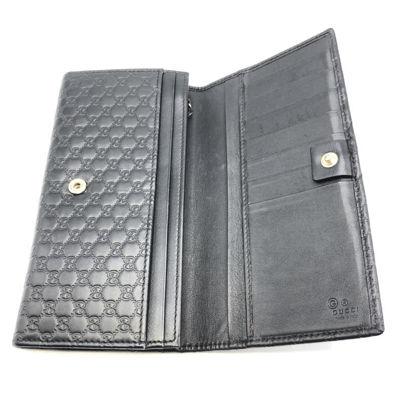 中古】GUCCI 長財布 GGロゴ ブラック 449396-520981 グッチ[17] - メルカリ