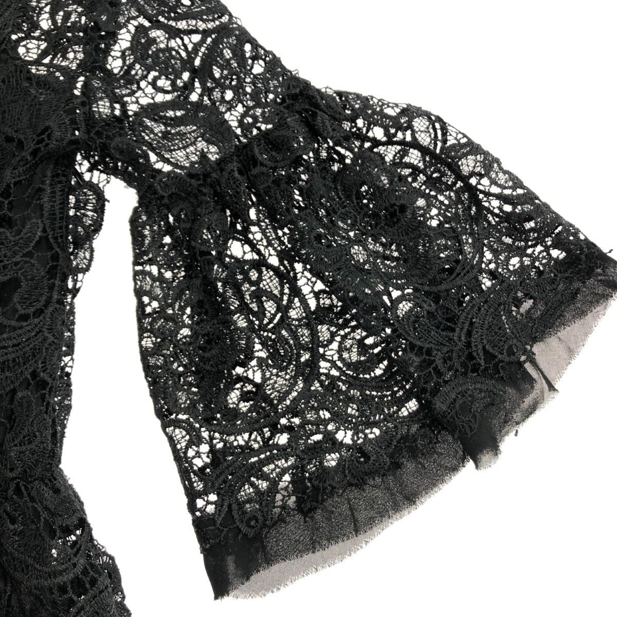 PAOLA FRANI パオラフラーニ ワンピース サイズ:I40 総レース ブラック