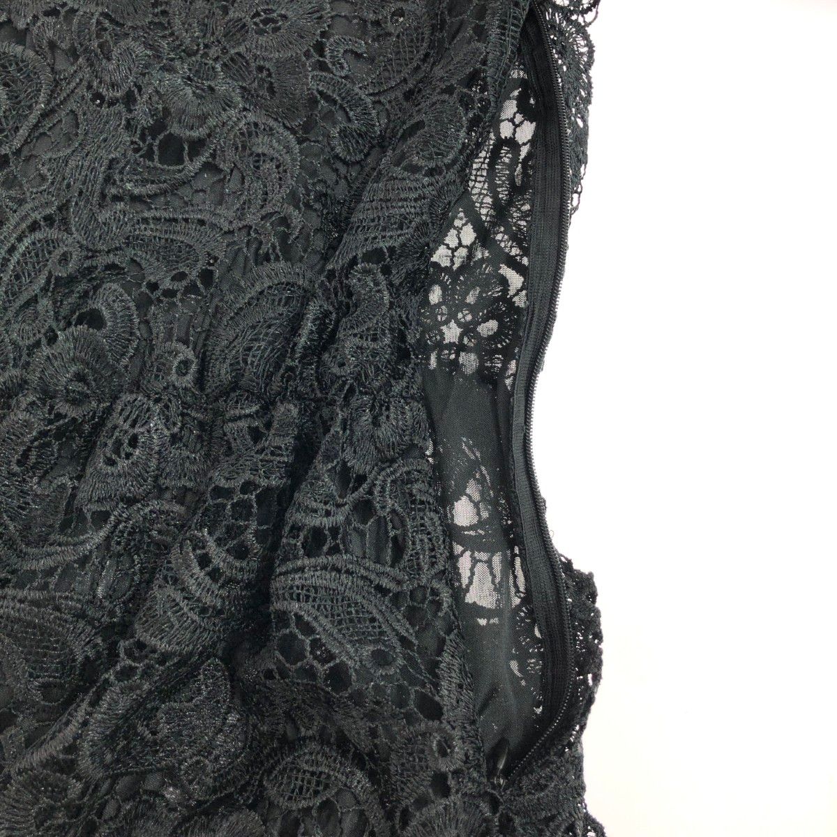 PAOLA FRANI パオラフラーニ ワンピース サイズ:I40 総レース ブラック