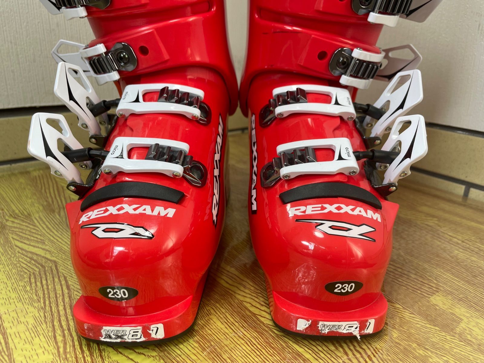 極美品❗️ REXXAM レグザム POWER MAX 87 レッド 23cm インソール