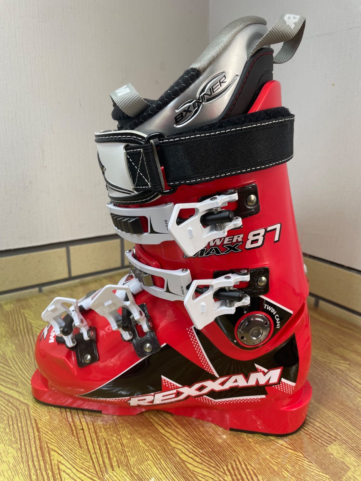 極美品❗️ REXXAM レグザム POWER MAX 87 レッド 23cm インソール