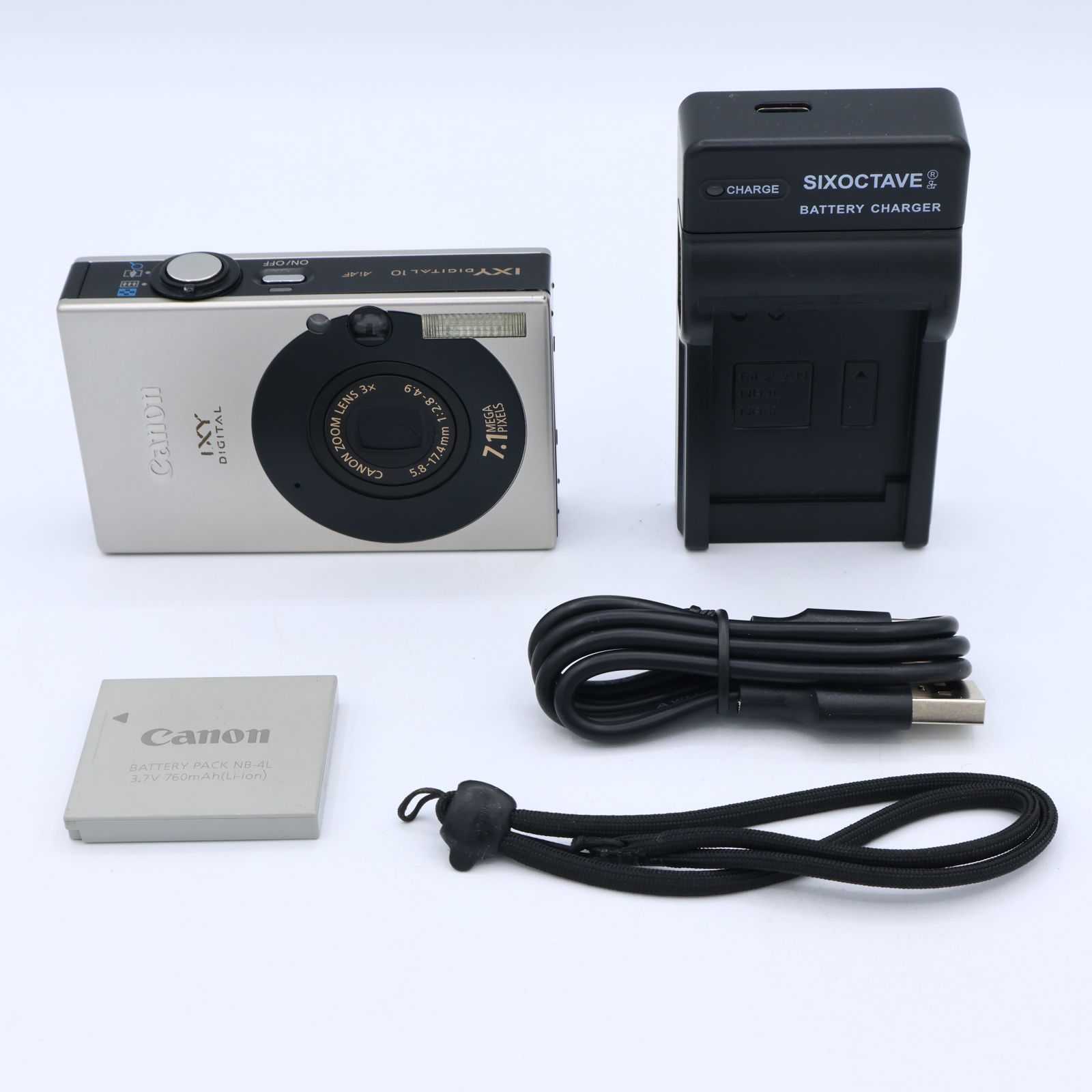 Canon IXY DIGITAL 10 キャノン デジタルカメラ デジカメ シルバー