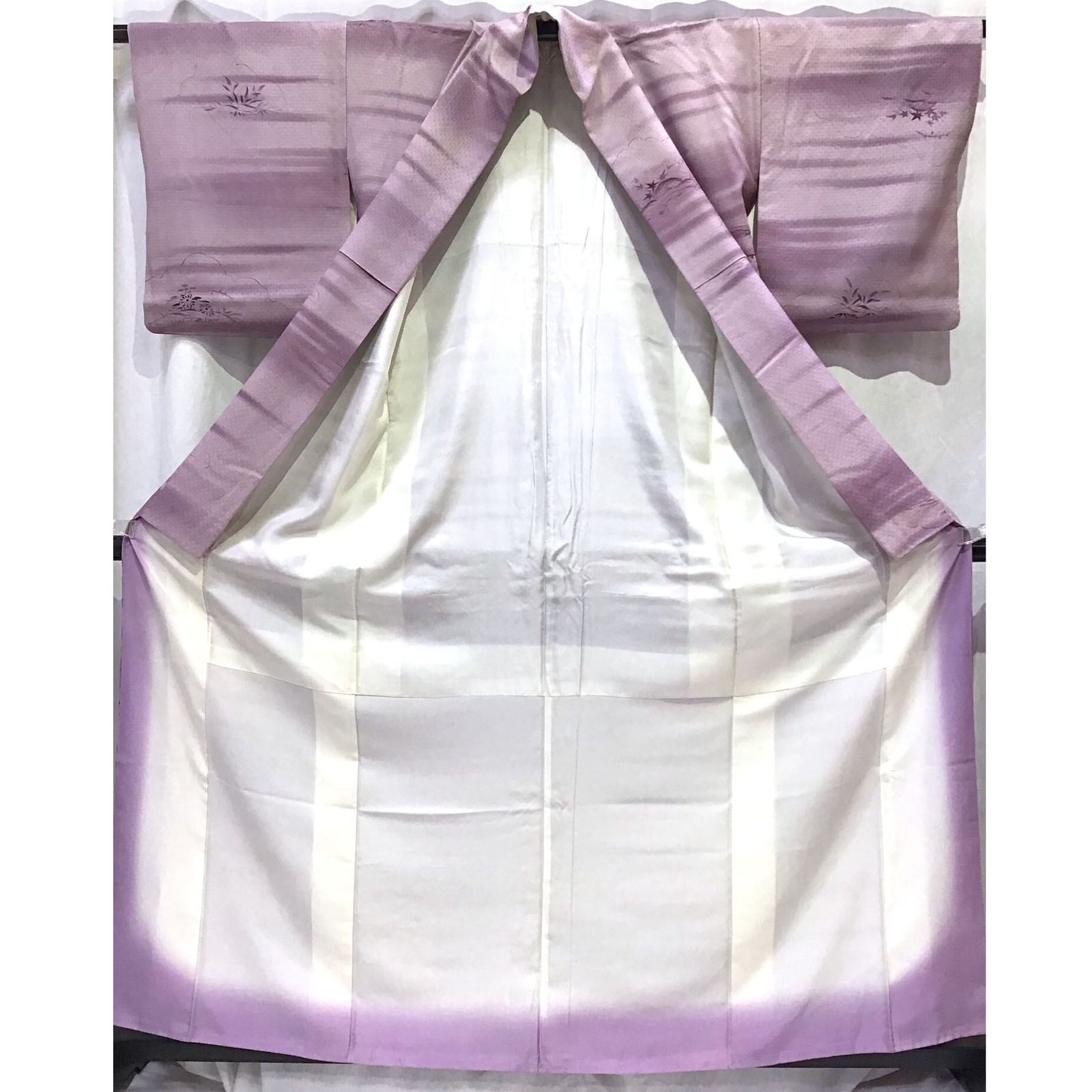 着物 小紋 紫系地 No.200701-1755 梱包サイズ80