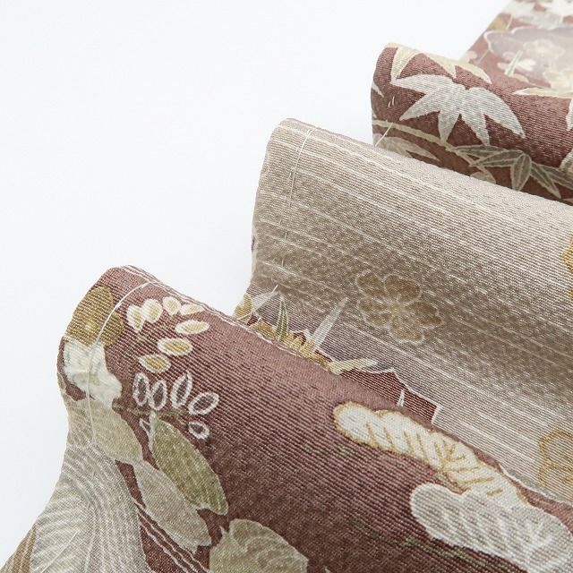 ✾まめ藤✾ｍ628 正絹 松竹梅 菖蒲 手縫い仕立て 訪問着