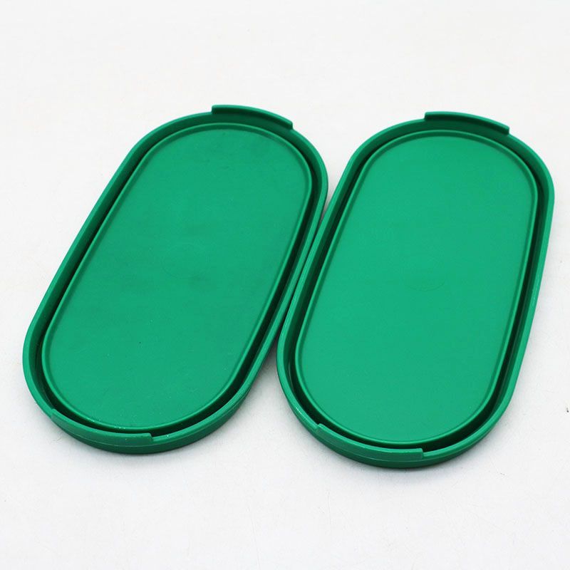 新古品 タッパーウェア MMだ円1.7L（フタ色緑）4点セット MR7-11-323