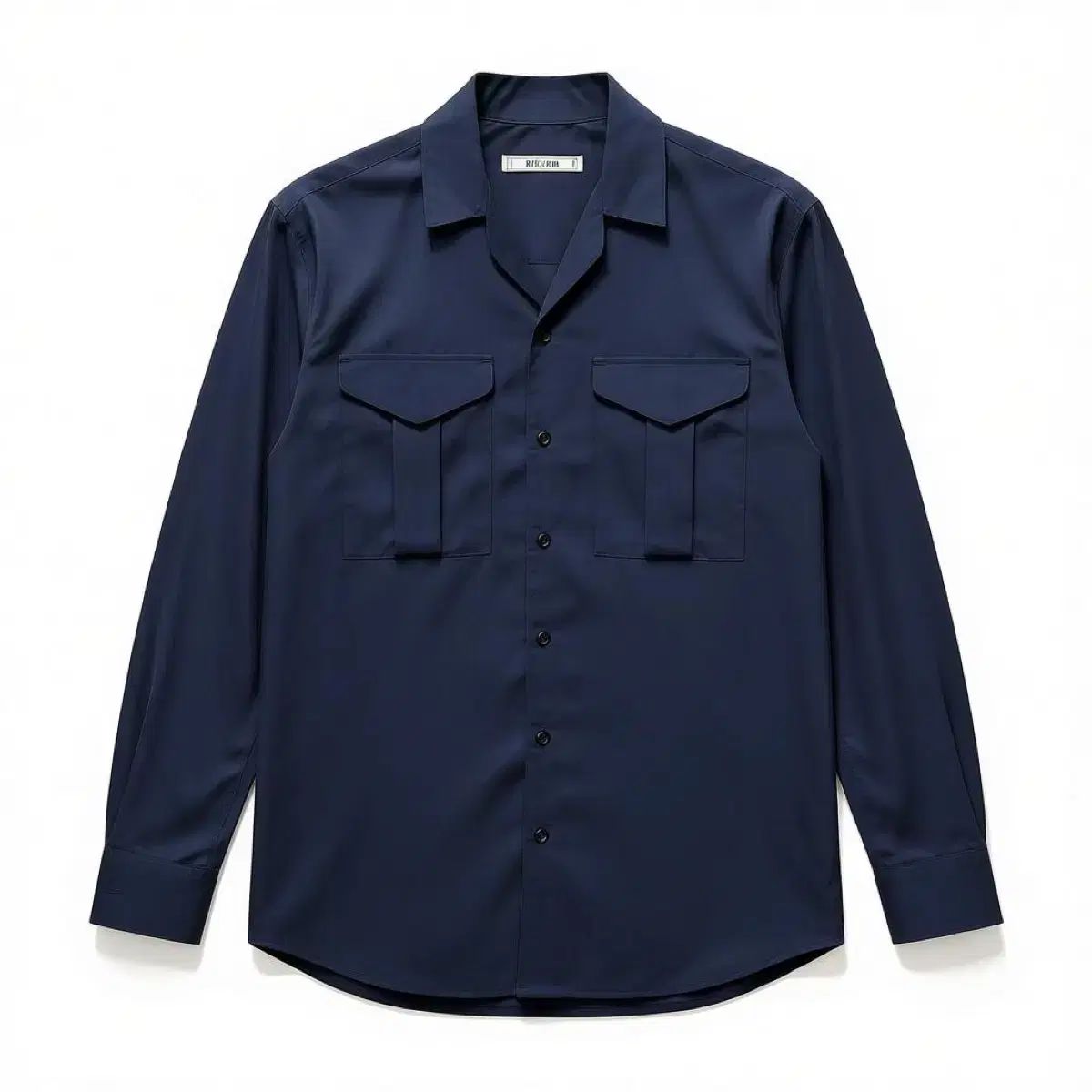 BELIER ベルリエ ネイビー シャツ S