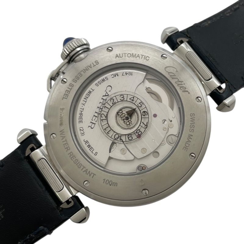 カルティエ Cartier パシャドゥカルティエ41 mm シルバー SS 自動巻き メンズ 腕時計