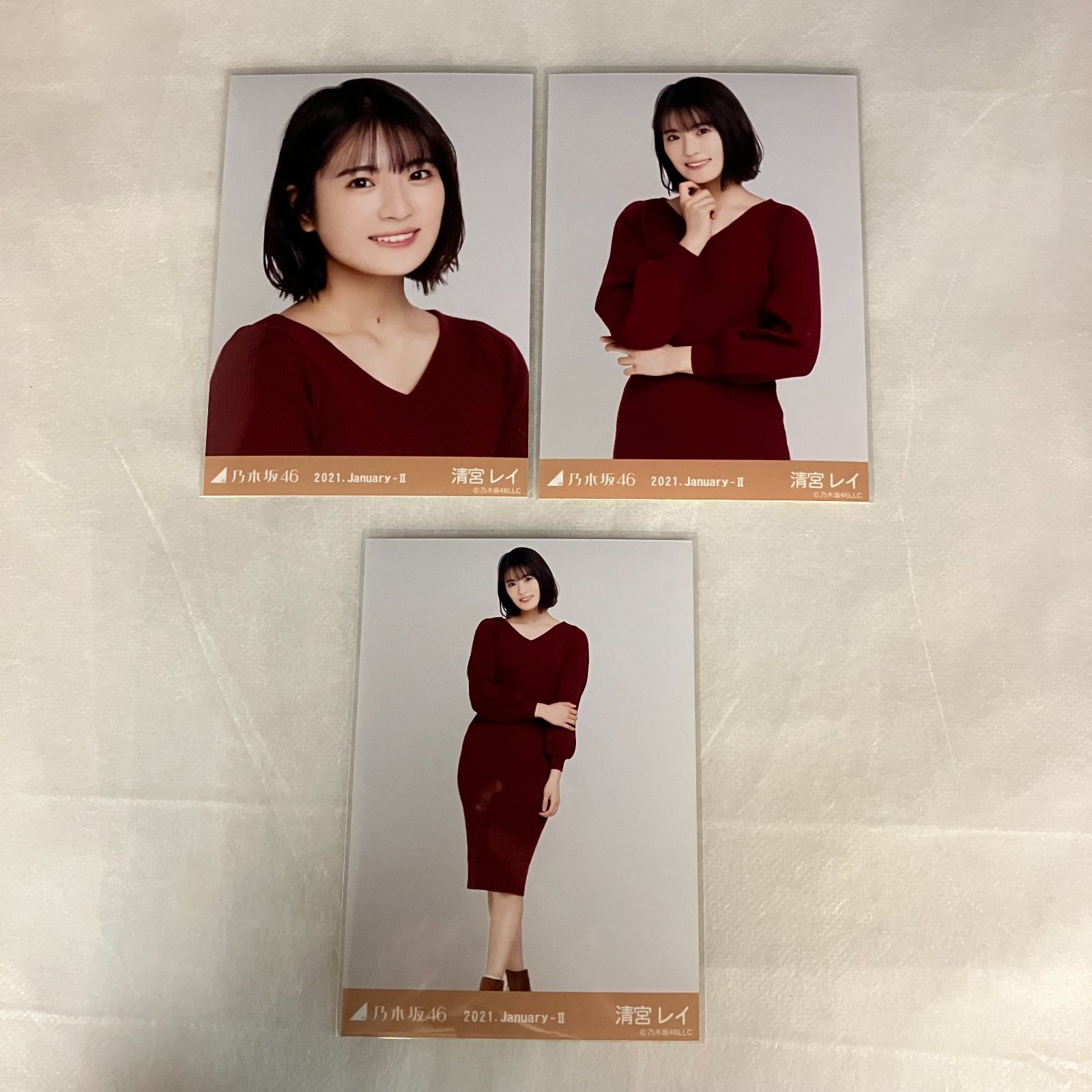 乃木坂46 清宮レイ 生写真 コンプ 5セット NLQ126P f115 - メルカリ