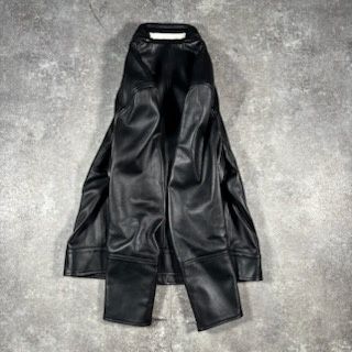 BALLY バリー ブラック レザー チュニジア製 羊革 ラムレザー 革ジャン