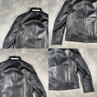 BALLY バリー ブラック レザー チュニジア製 羊革 ラムレザー 革ジャン