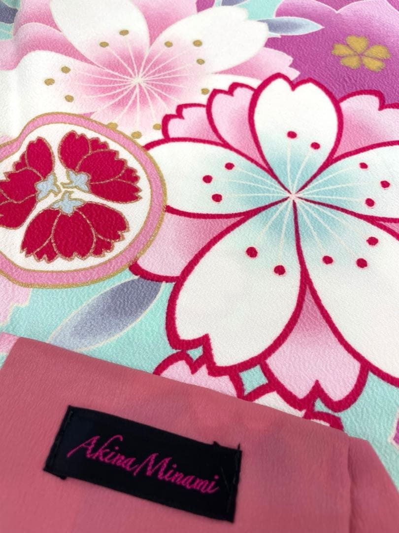 二尺袖 ポリエステル着物