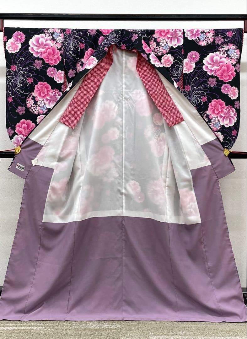 二尺袖 ポリエステル着物