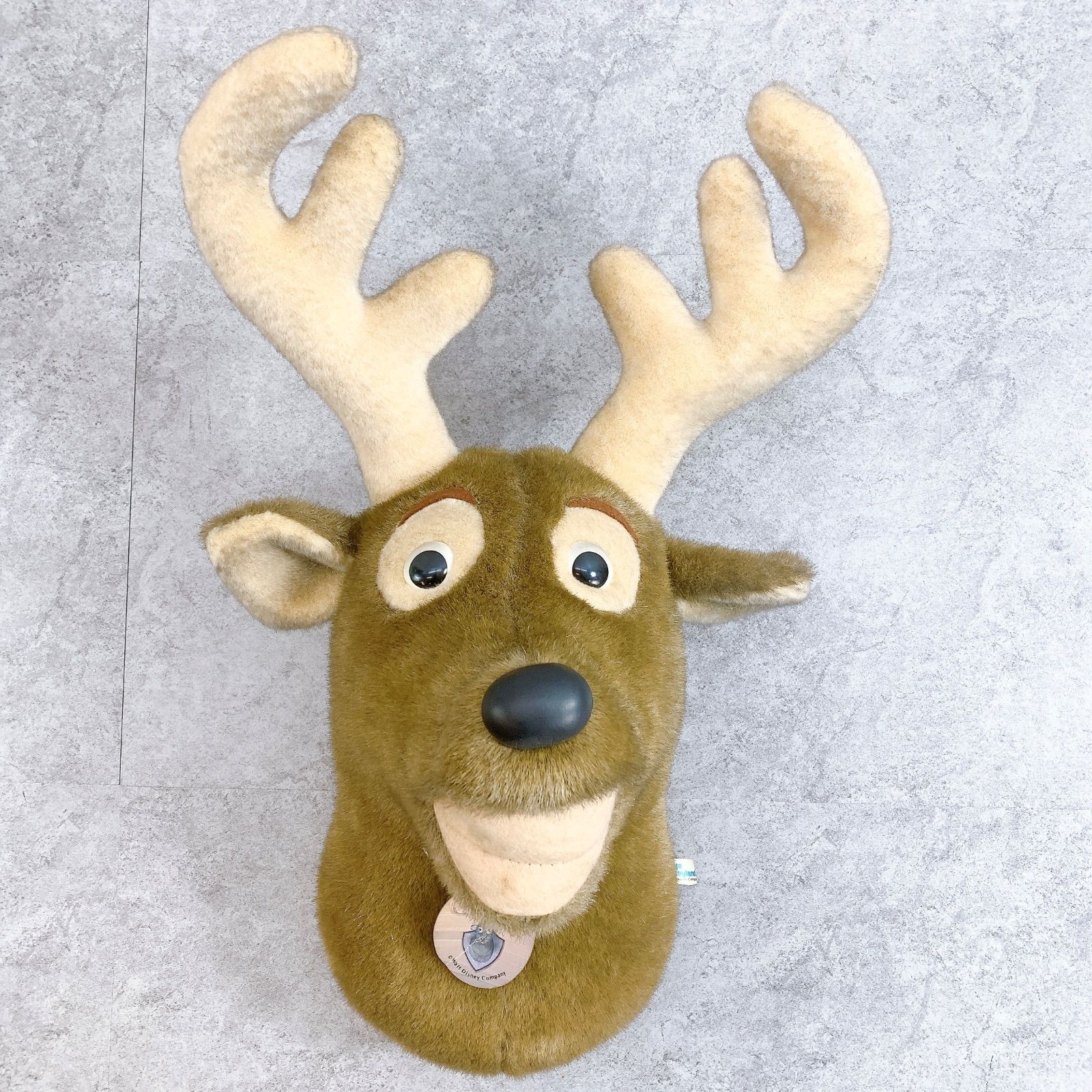 H-289 東京ディズニーランド 壁掛け ぬいぐるみ オブジェ 3点セット ブラウン系 横幅約47 cm ディズニー インテリア ディスプレイ ヴィンテージ