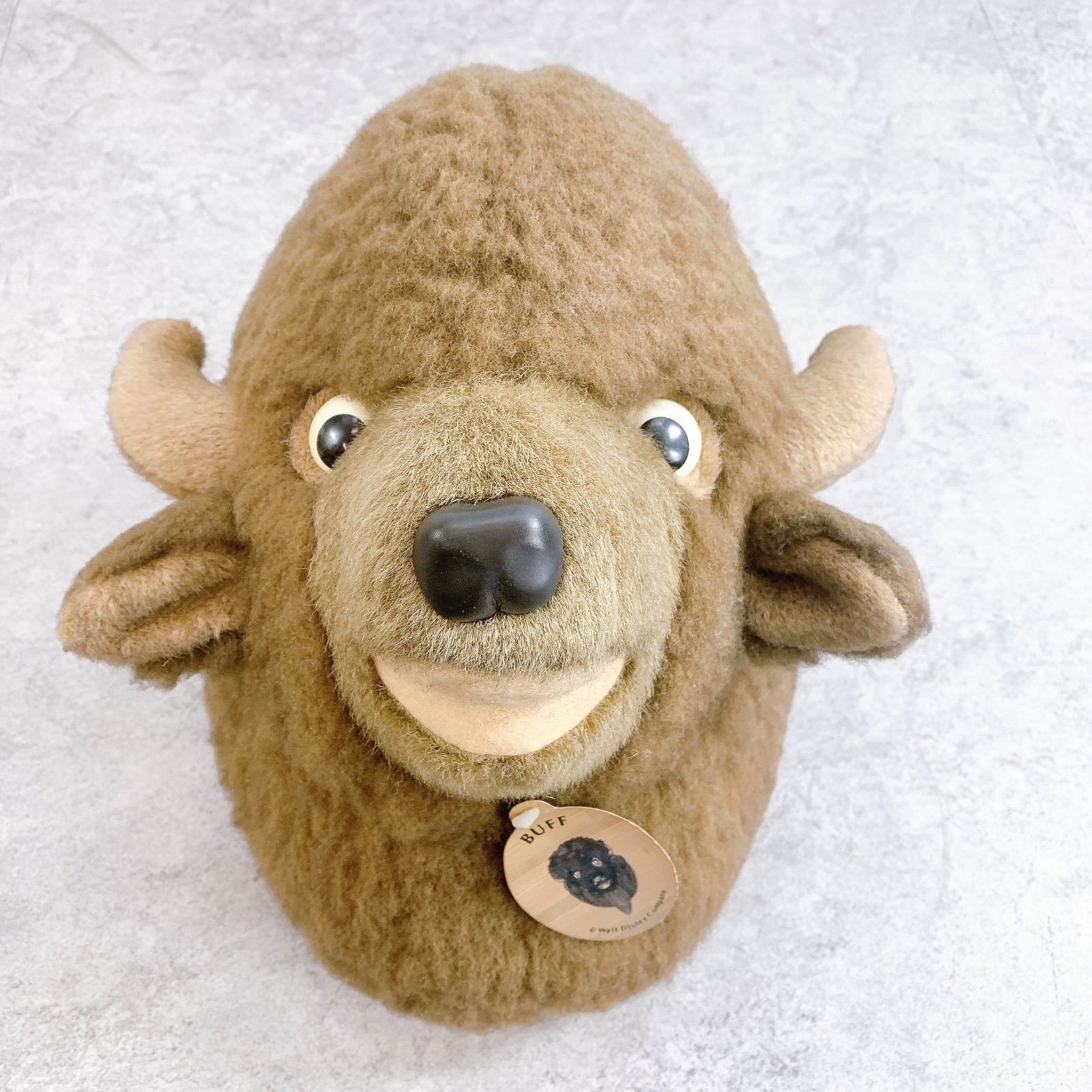 H 289 東京ディズニーランド 壁掛け ぬいぐるみ オブジェ 3点セット ブラウン系 横幅約47 cm ディズニー インテリア ディスプレイ ヴィンテージ