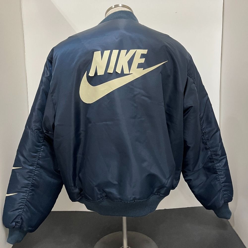 06w18090 MA-1 ジャケット Lサイズ ネイビー NIKE メンズ ミリタリー