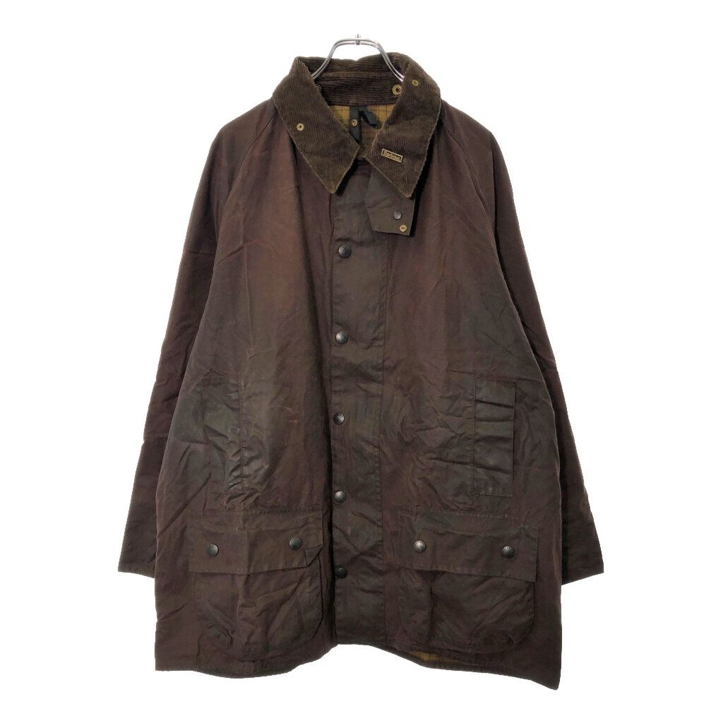 90年代 イングランド製 Barbour バブアー ビューフォート オイルドジャケット ブラウン メンズ C 48 122 CM 古着 X 0433