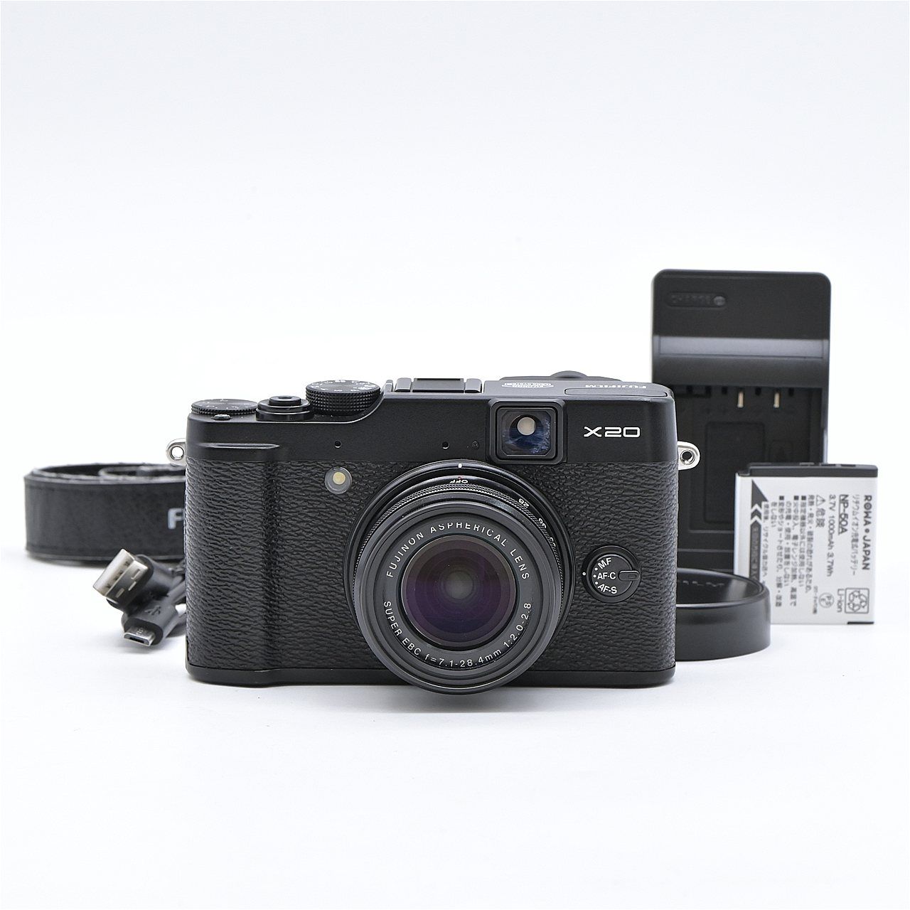 FUJIFILM フジフイルム X20 ブラック コンパクトデジタルカメラ【中古
