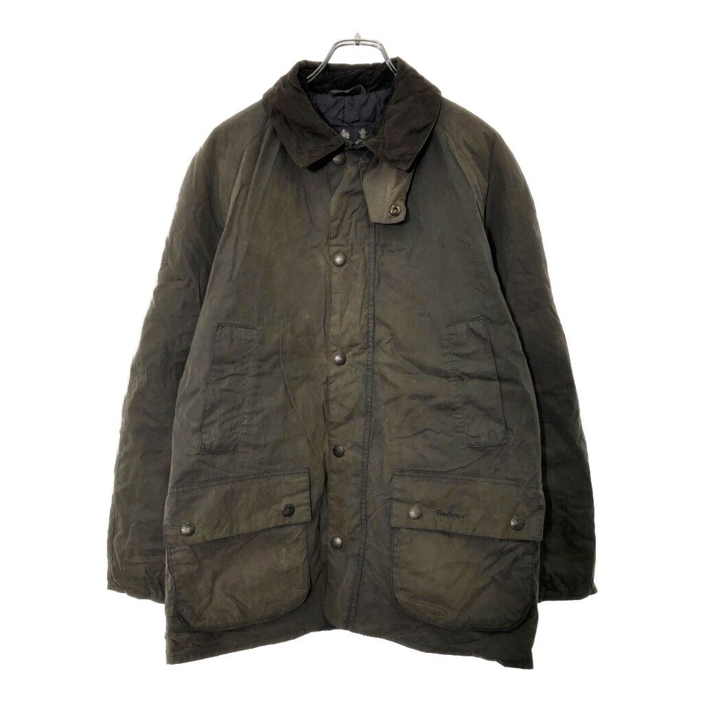 Barbour POLO CLUB バブアー MOORHEN オイルドジャケット オリーブ メンズ M 古着 X 0434