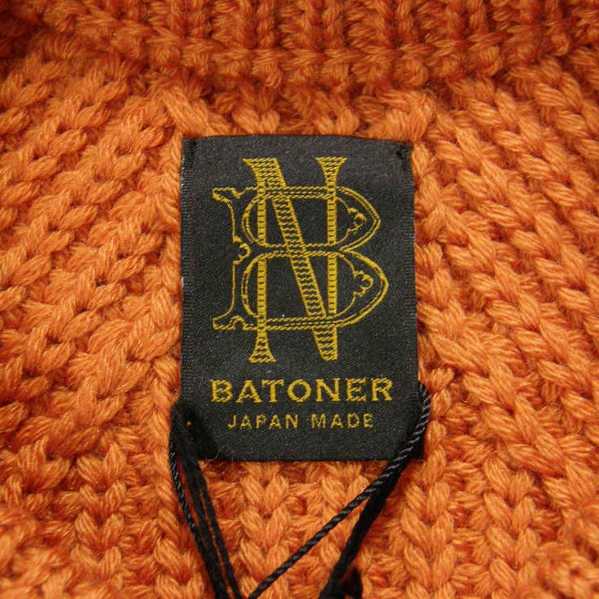 新品】 BATONER ／ バトナー SIGNATURE CREW NECK ソリッドウール 