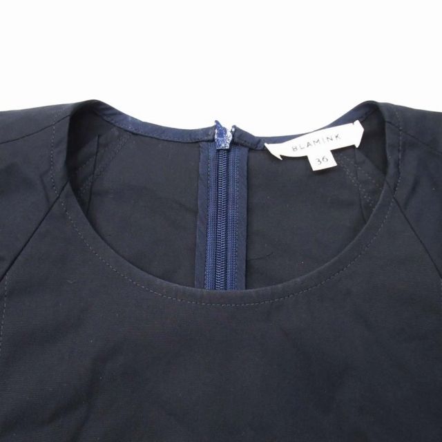 美品 ブラミンク BLAMINK ボリューム ドルマンスリーブ ブラウス プル