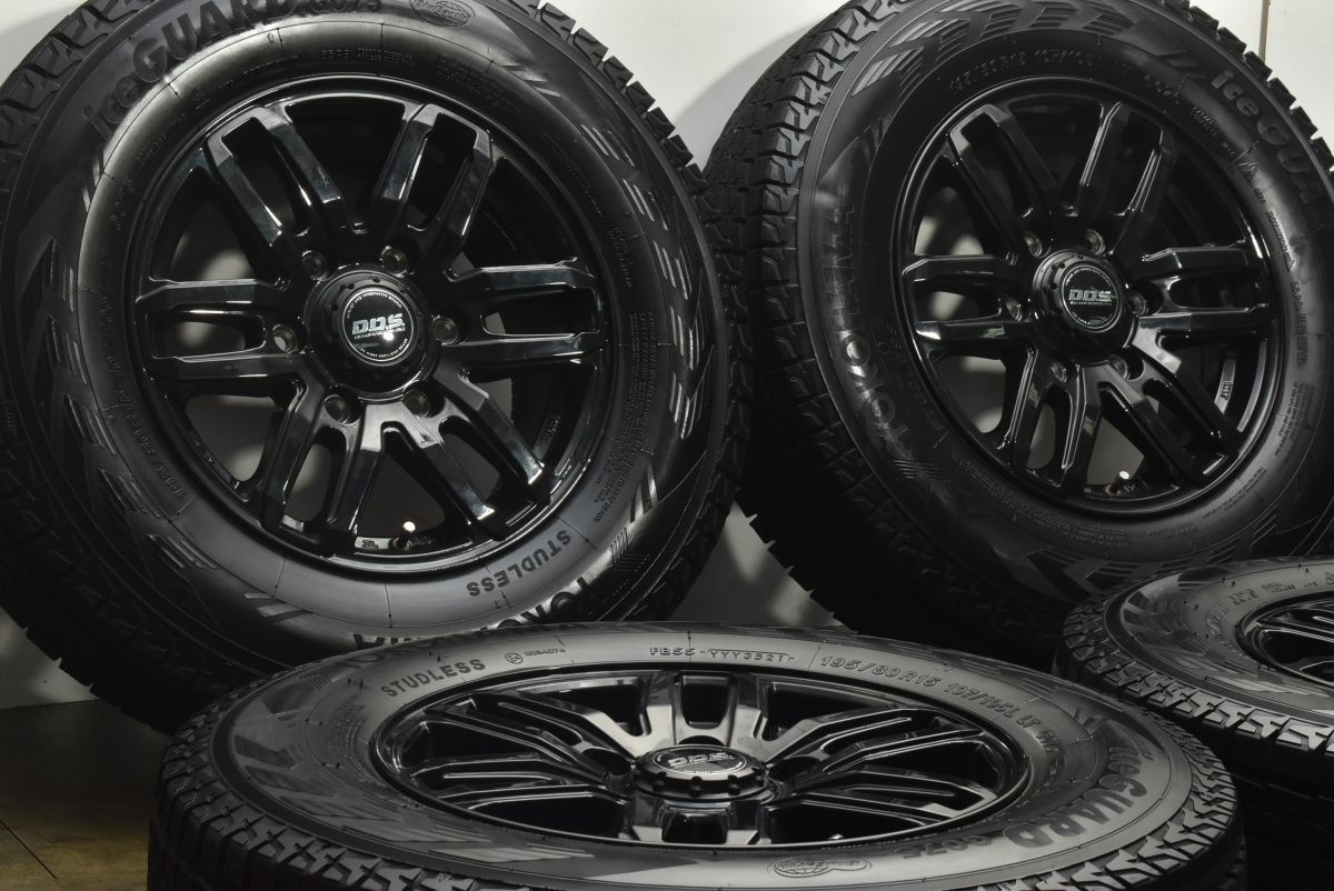 200 ハイエースに DOS 15 in 6 J 33 PCD 139 7 ヨコハマ アイスガード G 075 195 80 R LT レジアスエース ワイド ナロー スタッドレス