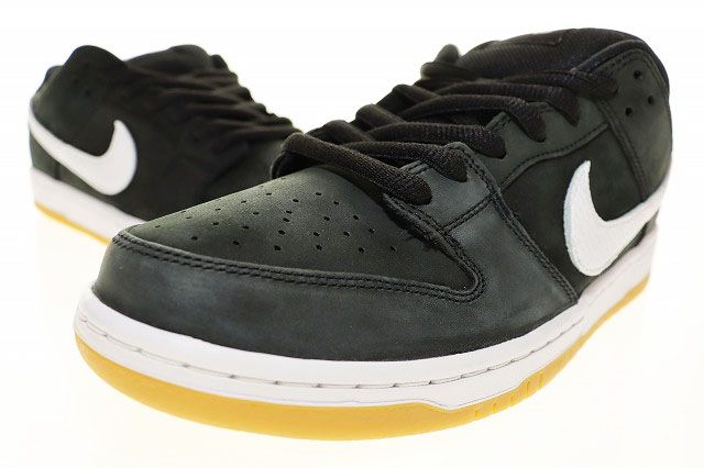ナイキ NIKE SB DUNK LOW PRO BLACK WHITE GUM LIGHT BROWN 28.5㎝ CD 2563-006 ダンク ロー プロ ブラック ホワイト ガム ライトブラウン ブランド古着ベクトル 251218