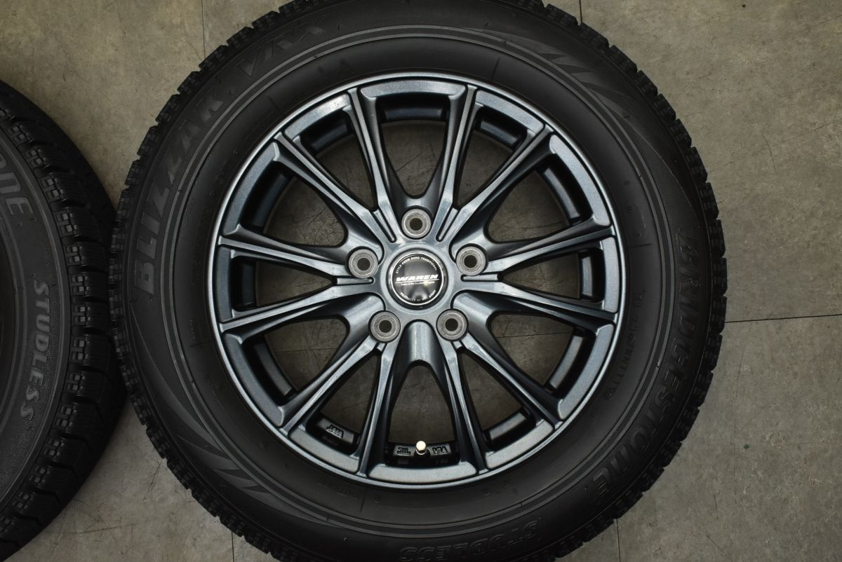  15 in 6 J 53 PCD 114 3 ブリヂストン ブリザック 195 65 R ノア ヴォクシー エスクァイア ステップワゴン プレマシー 15インチ タイヤ ホイールセット