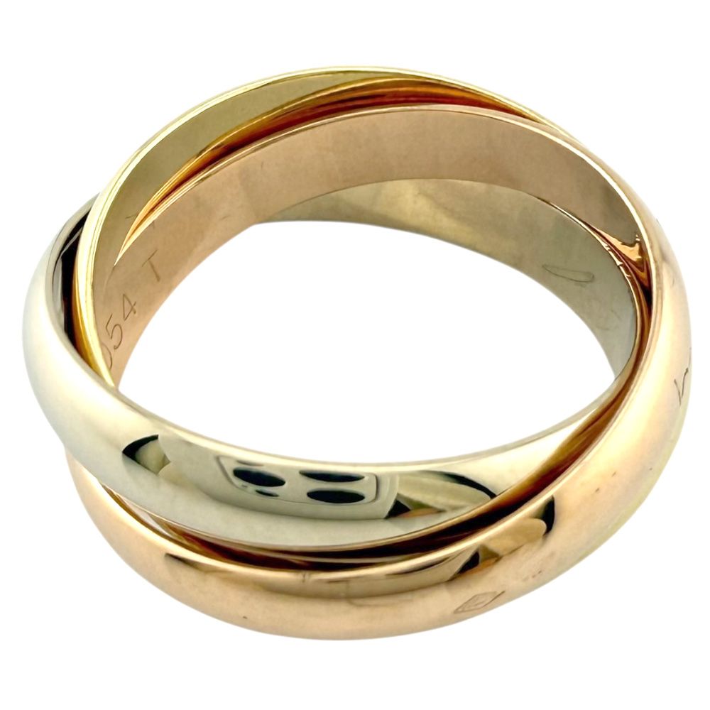 カルティエ トリニティ リング 指輪 11.5号 18金 K18イエローゴールド