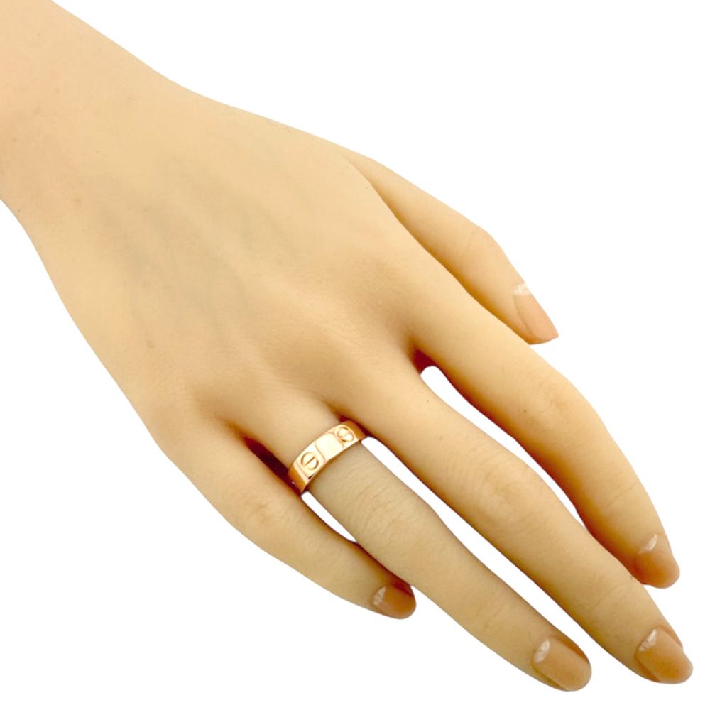 カルティエ ラブ リング 指輪 10号 18金 K 18ピンクゴールド レディース CARTIER