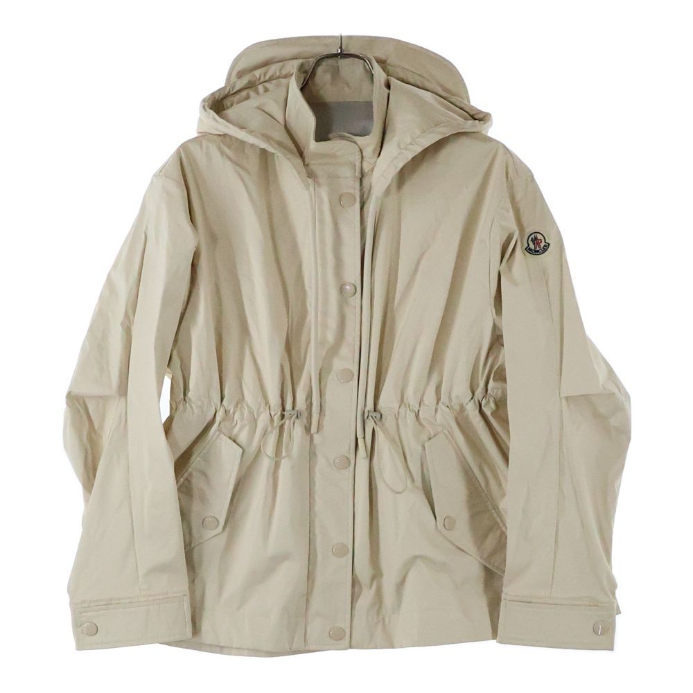 MONCLER モンクレール VALIERE SHORT PARKA ナイロンフーディージャケット レディース ベージュ 539 HW