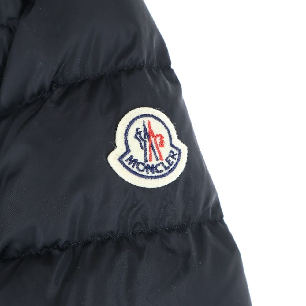  MONCLER モンクレール 22 AW フーデッド ナイロンジャケット ロングコート レディース ブラック パーカー トップス
