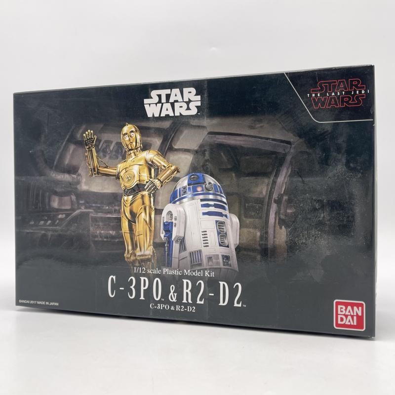 中古】未組立 1/12 C-3PO ＆ R2-D2 バンダイ スター・ウォーズ SW[17