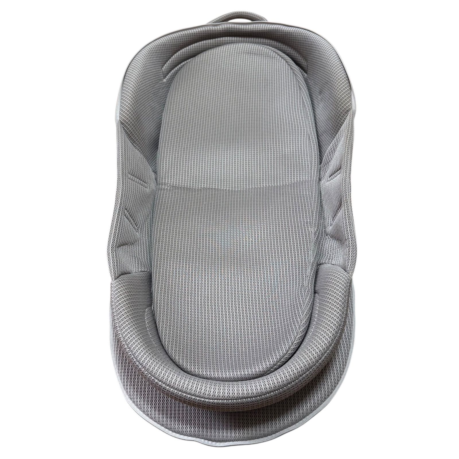 【3/5まで出品】neomamaism ネオママイズム　ベビーベッド グレー 美品】ベットインベッド neomamaism ネオママイズム グレー