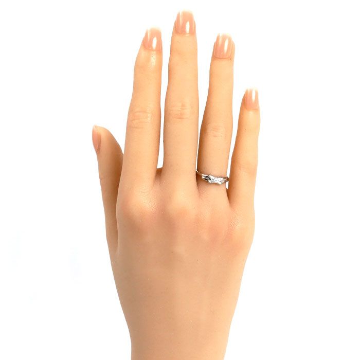  Chaumet ショーメ K 18 WG ホワイトゴールド ジュ ドゥ リアン リング 指輪 082217 ダイヤモンド 8号 48 2.2 g レディース その他 アクセサリー