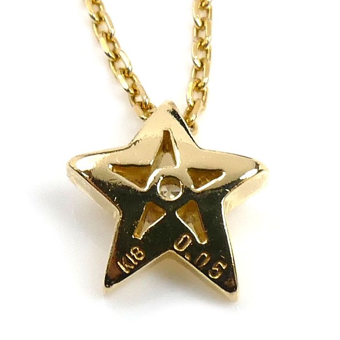 STAR JEWELRY スタージュエリー K18YG イエローゴールド 星 スター