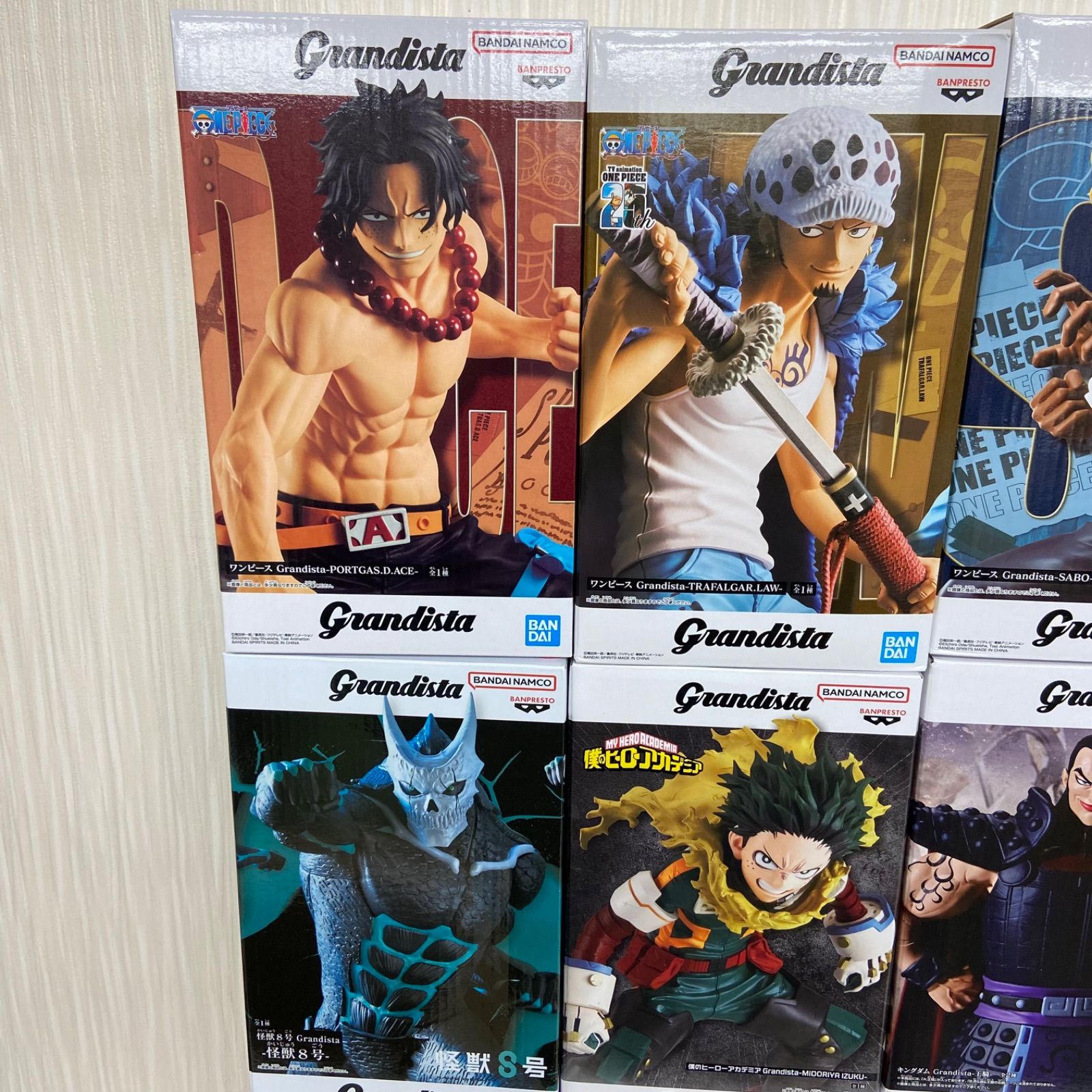 858,ワンピース　ドラゴンボール　ナルト　怪獣8号 未開封 ジャンプ フィギュア まとめ 被りあり 計12点 プライズ