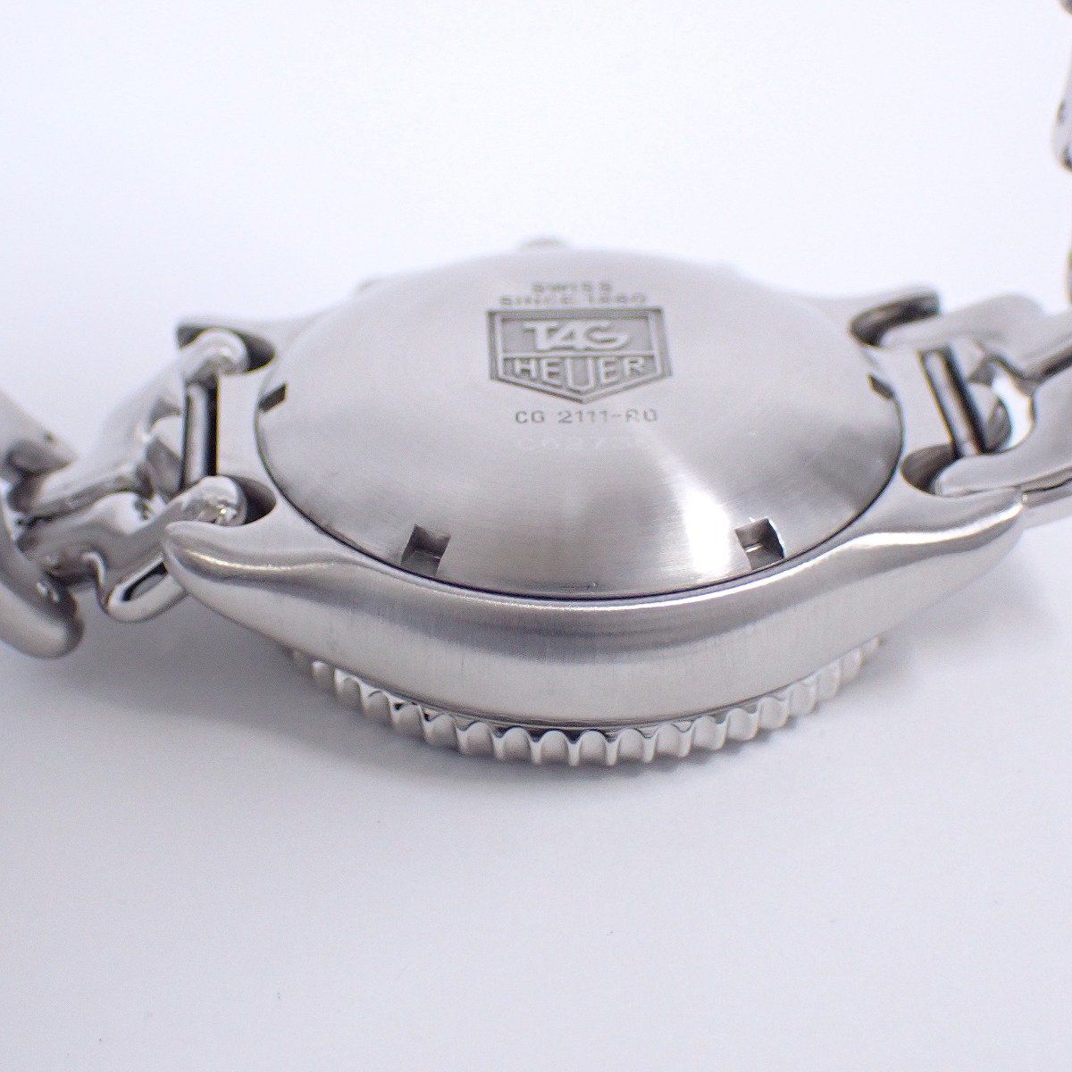  タグホイヤー S el クロノグラフ 自動巻き メンズ 腕時計 青文字盤 SSベルト CG 2111 自動巻き時計 腕時計(アナログ)