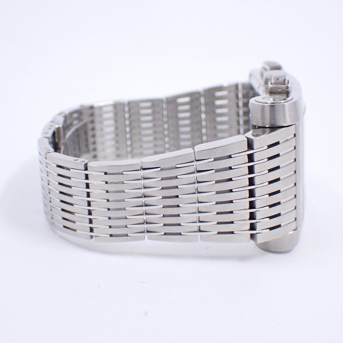  グッチ 8600 M chrono Gメトロ クロノグラフ クォーツ メンズ 腕時計 白 黒文字盤 SSベルト 腕時計(クォーツ) 腕時計(アナログ)