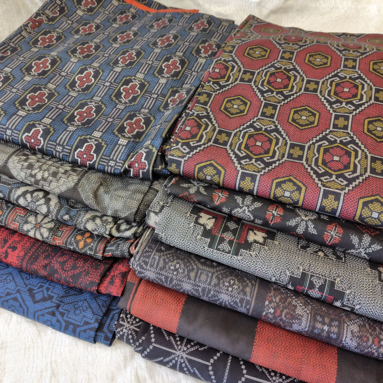 TMG0285 柄もの 村山大島系セット 紬12点まとめ売り リメイク - メルカリ