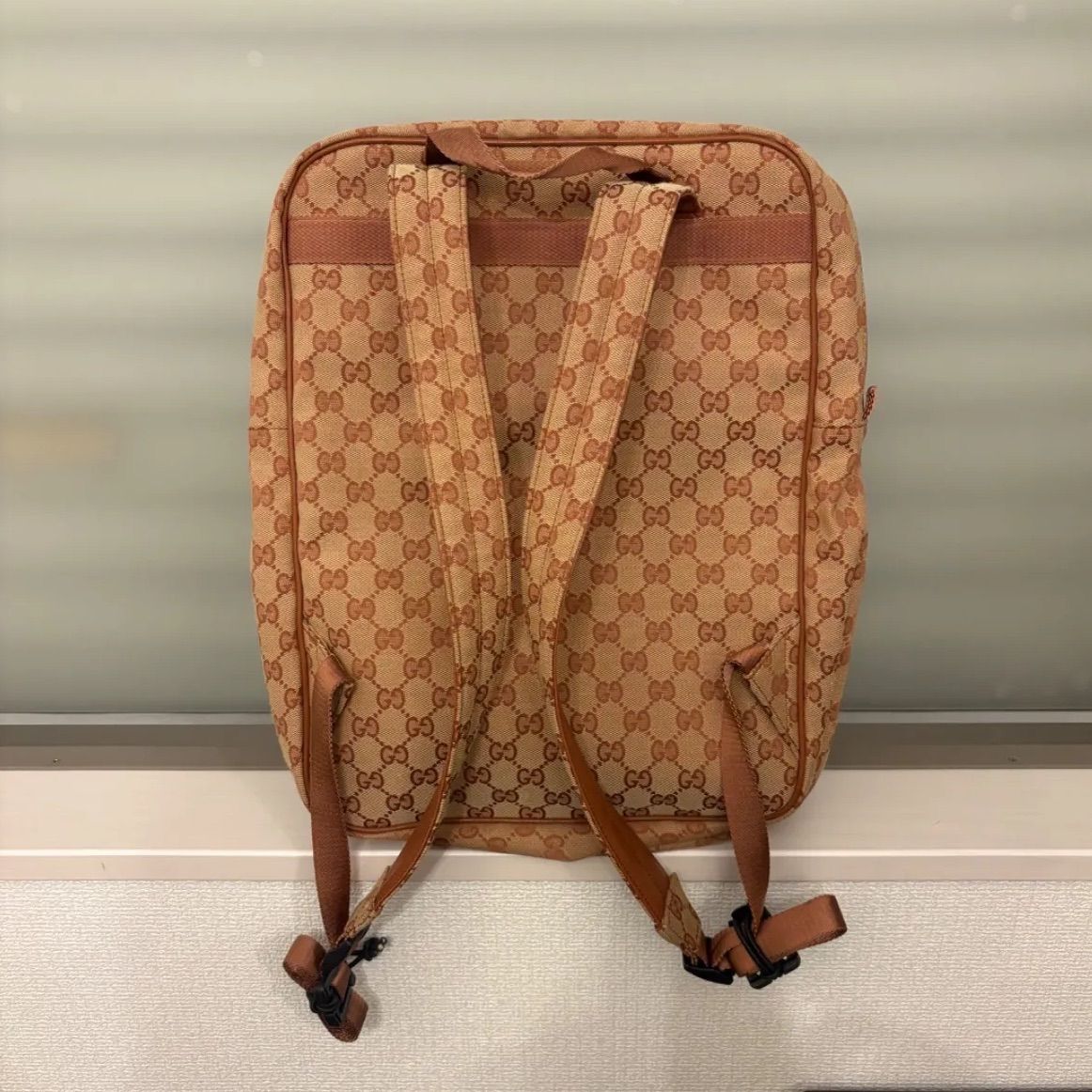 GUCCI(グッチ) ニューヨークヤンキース コラボ GGキャンバス リュック 