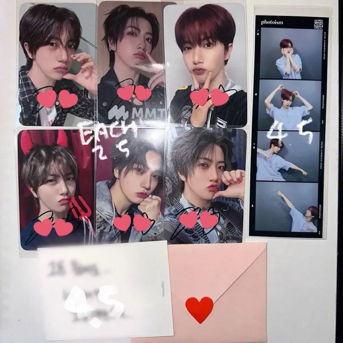 クレビティ ウォンジン(WONJIN) サイン入りトレカ フォトイズム