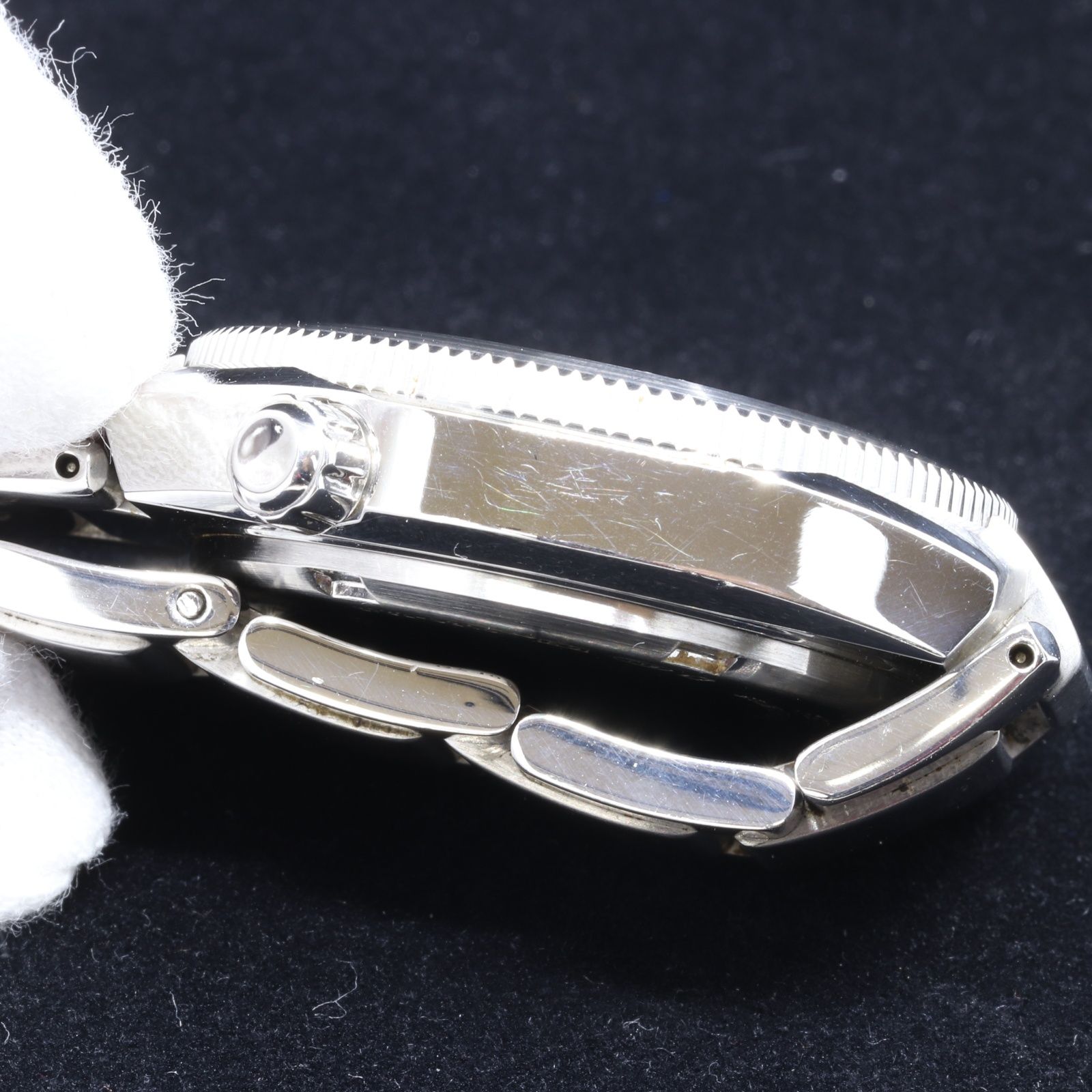  SEIKO セイコー パーペチュアルカレンダー 8 F 32-0210 SCFA 005 SS QZ 青文字盤 ボーイズ 腕時計 金属ベルト 時計