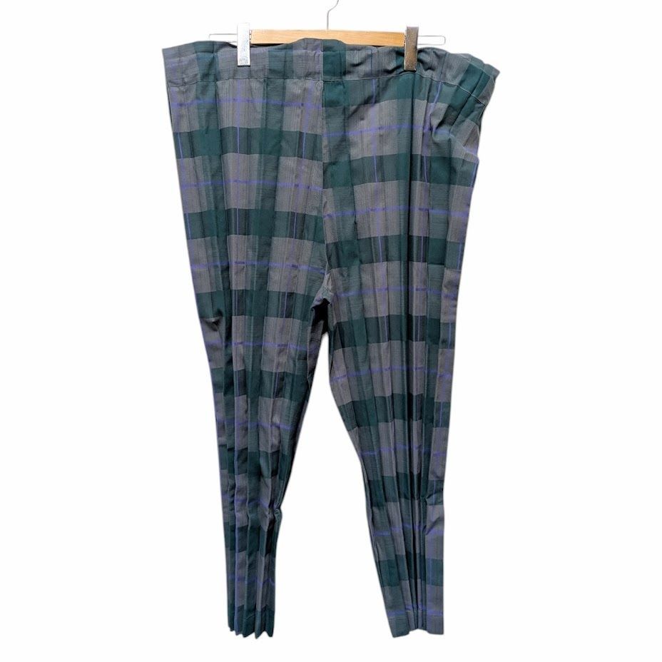 65 me ISSEY MIYAKE ミーイッセイ ミヤケ CHECK PLEATS BOTTOM