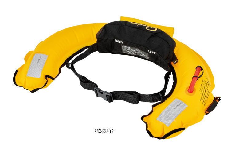 がまかつ コンパクトエアフローター GM 6006 ブラック グレー フリーサイズ 救命具 gamakatsu