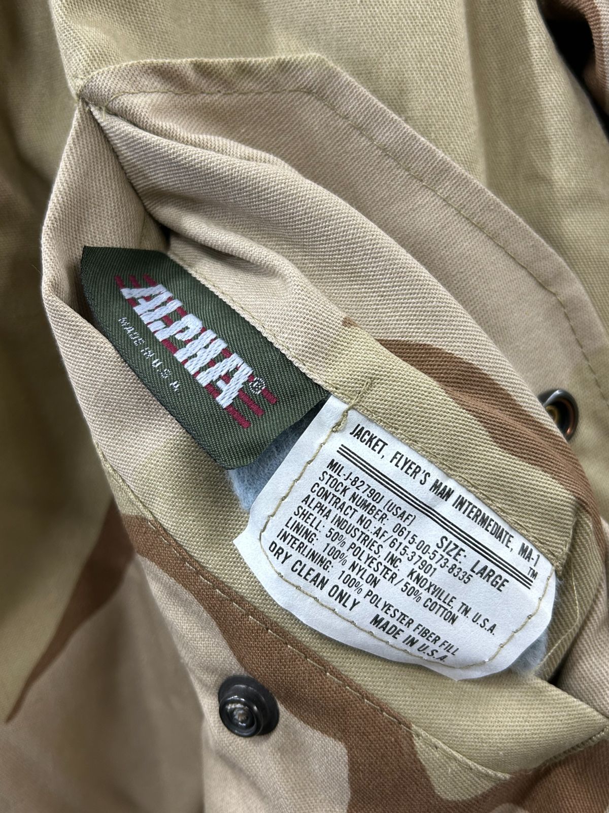 90sビンテージ ALPHA MA-1 デットストック MADE IN USA - メルカリ