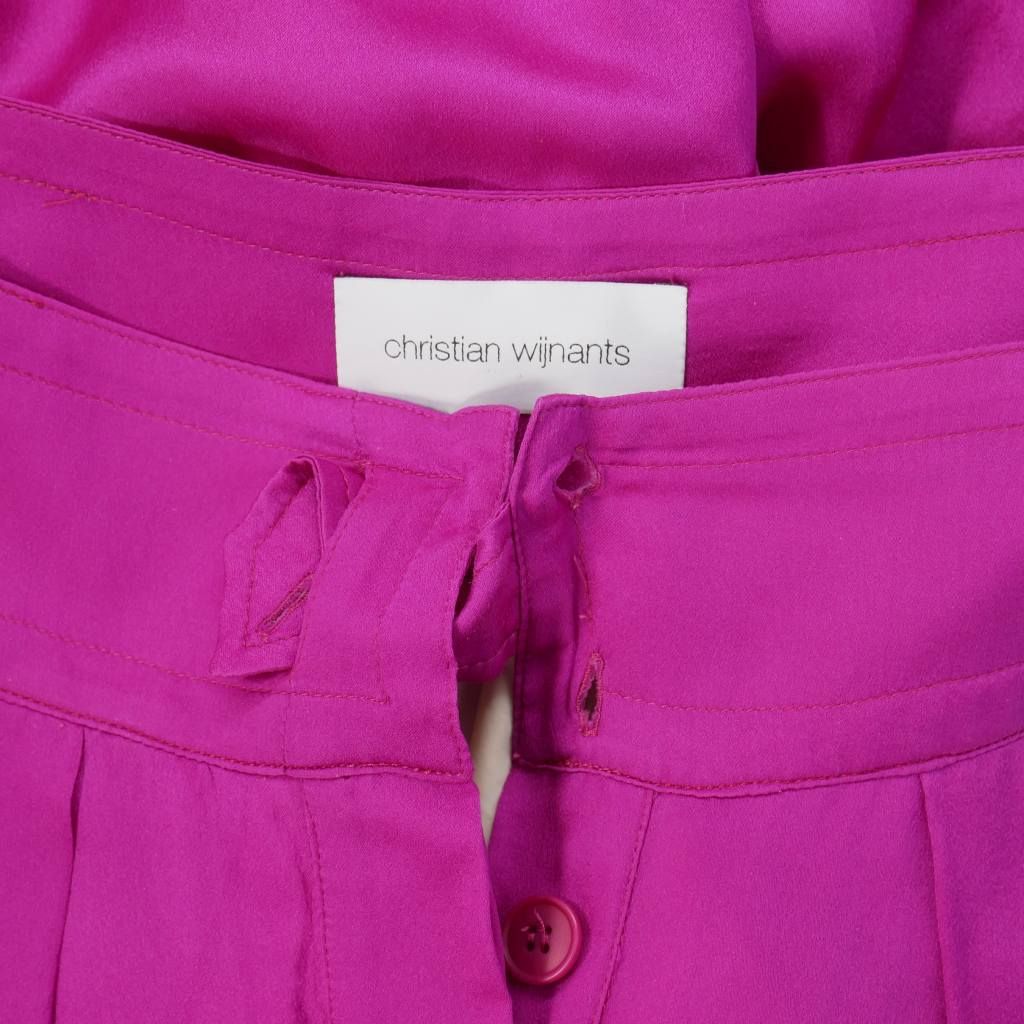 クリスチャン ワイナンツ christian wijnants シルク タック ワイド